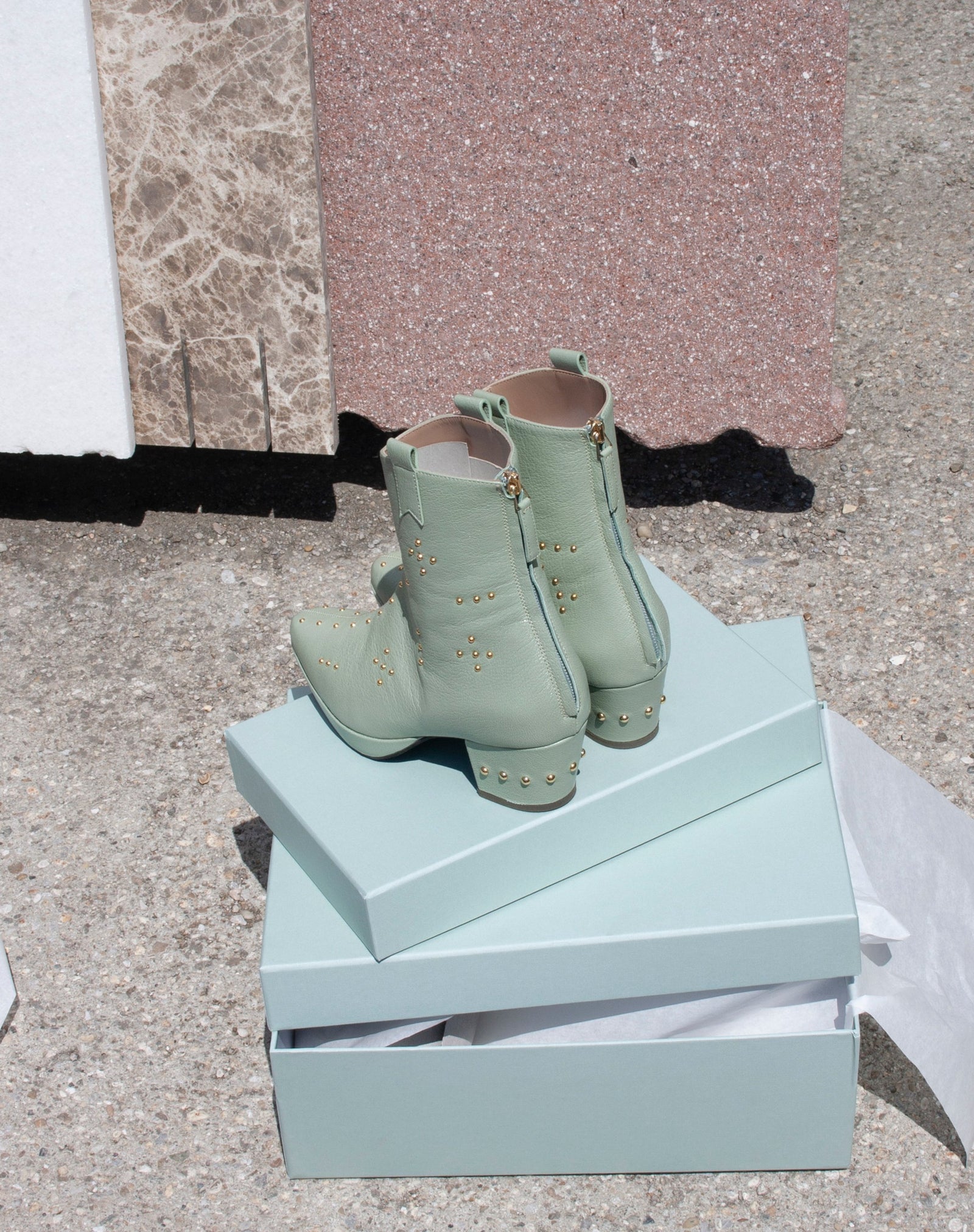 Cross Boots High - Pistacchio