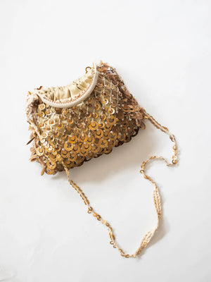 Mariel Manuel - Golden Mini Bag