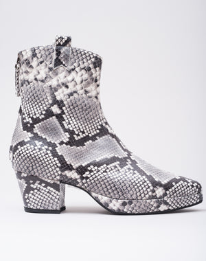 Ankle Boots High - Pitone Grigio