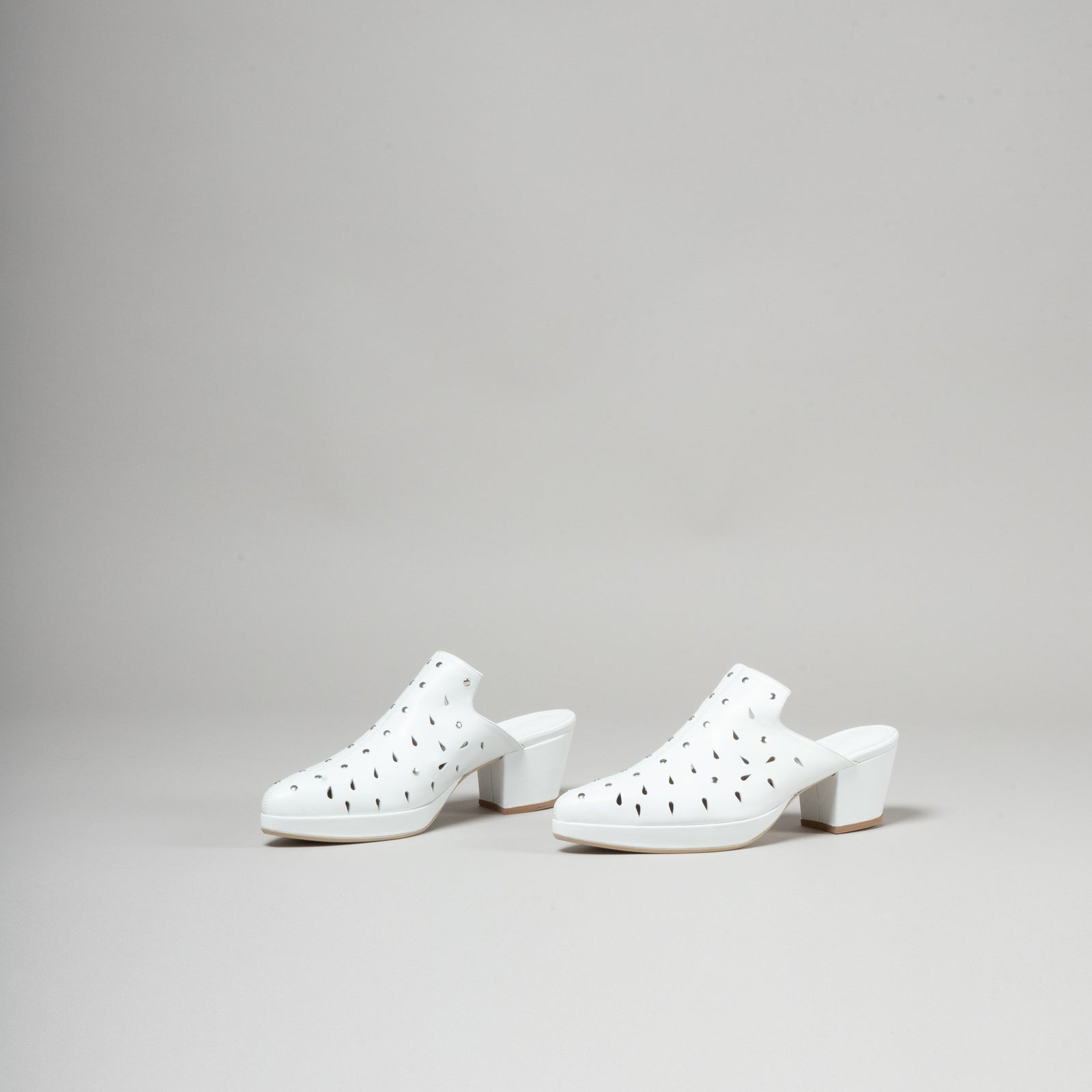 Rani Salina Mules  - White