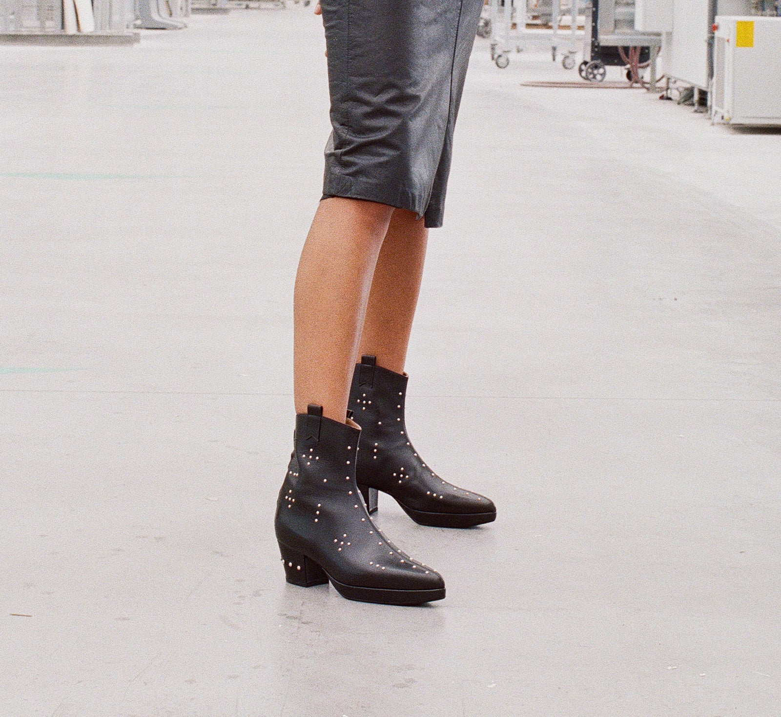 Cross Boots High - Black