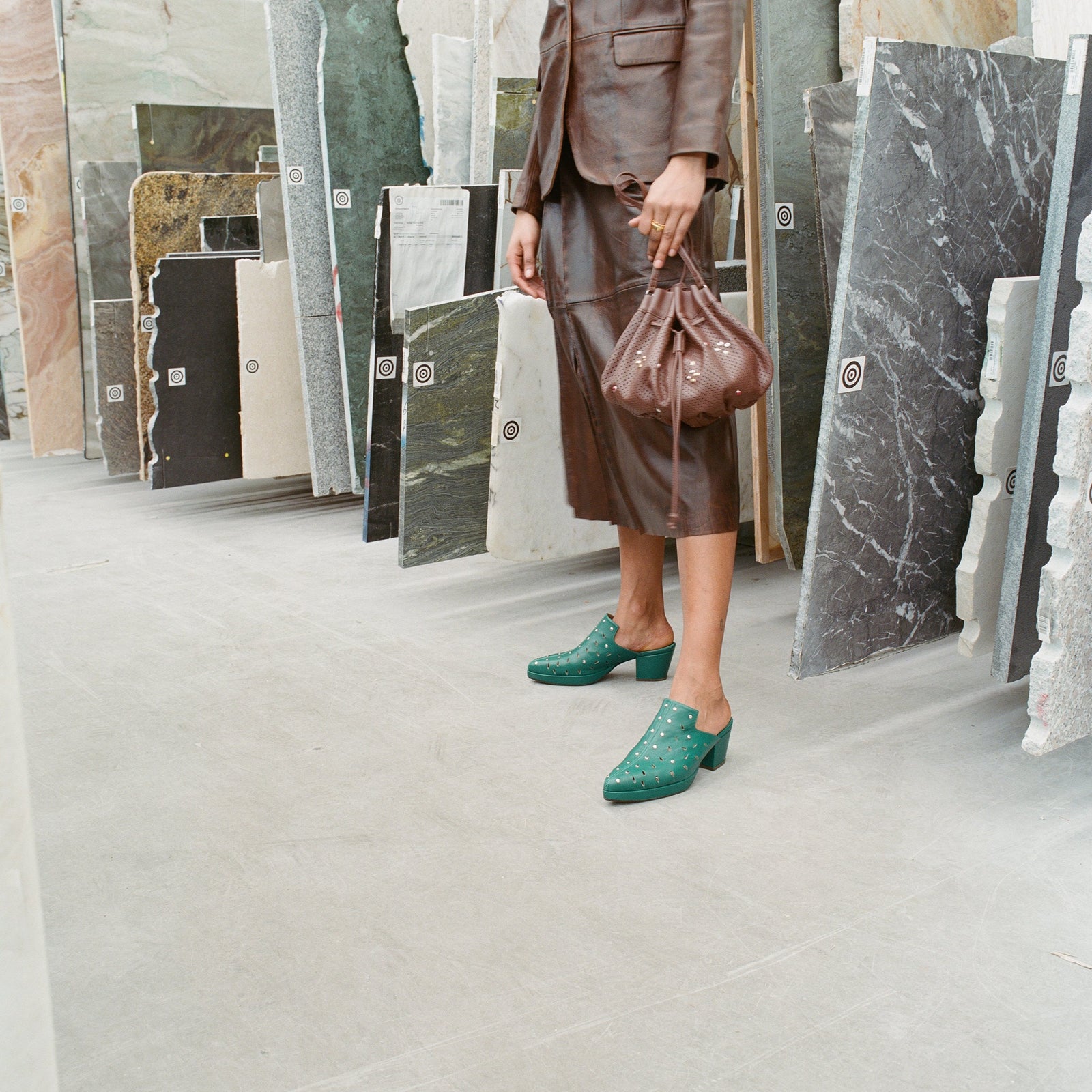 Rani Salina Mules  - Green